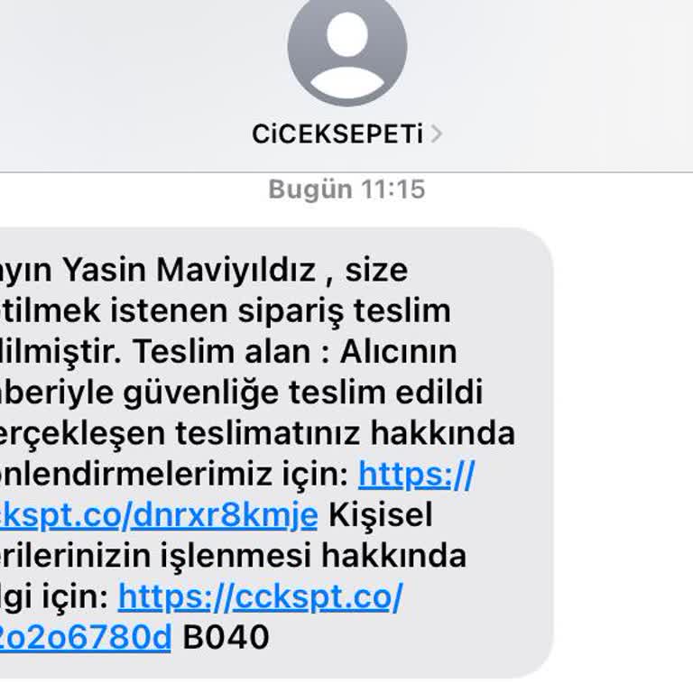 Çiçek Teslimatında Büyük Hayal Kırıklığı