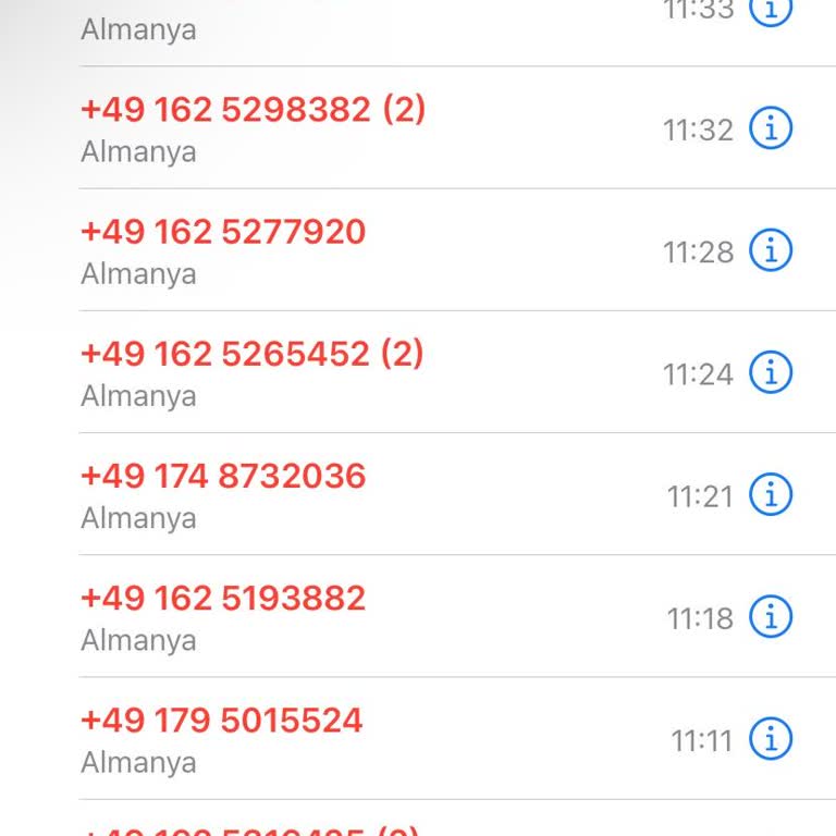 Sürekli Yabancı Numaralardan Gelen Rahatsız Edici Aramalar