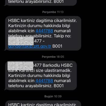 PTT Kargo İle Teslimat Sorunu: HSBC Kartım Hala Ulaşmadı!