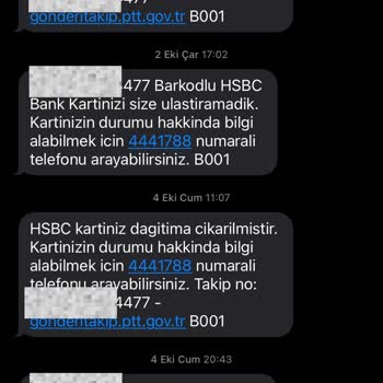 PTT Kargo İle Teslimat Sorunu: HSBC Kartım Hala Ulaşmadı!