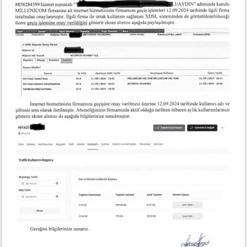 Millenicom'un İptal Etmediği Abonelik Ve Fatura Sorunu
