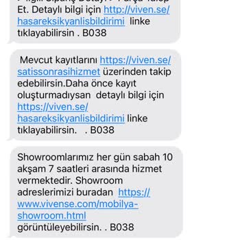 Eksik Ve Hasarlı Ürün, Yetersiz Müşteri Hizmeti