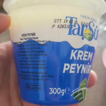 Tarsüt Krem Peynir Kalitesindeki Sürekli Düşüş