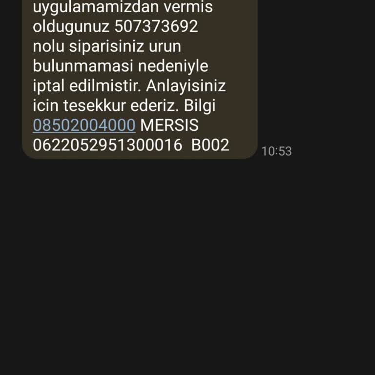 Migros'un Çay Siparişi Mağduriyeti