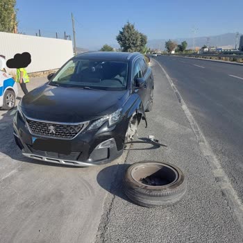 Otopratik'te Hayati Tehlike: Rot Balans Sonrası Lastik Fırlaması