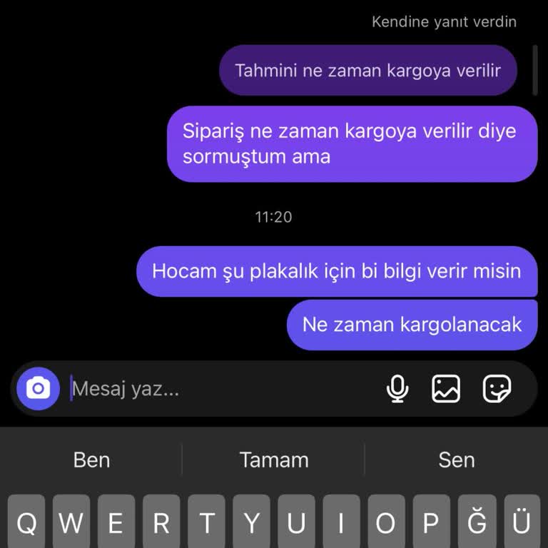 Sipariş Sonrası İlgisizlik Ve Kargolanmayan Ürün