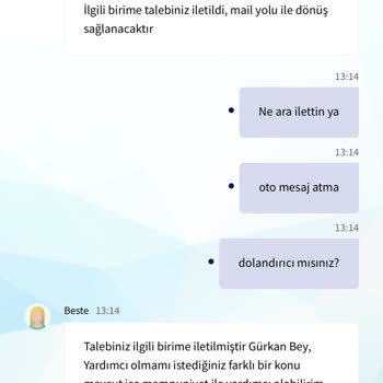 Hesap Kapatma Ve İletişim Sorunları