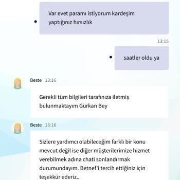 Hesap Kapatma Ve İletişim Sorunları