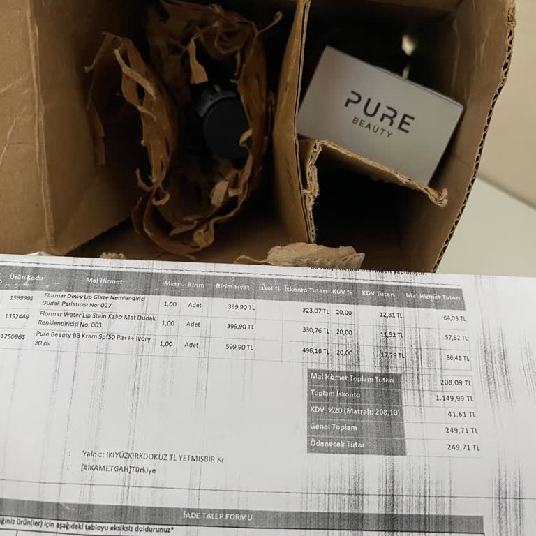 Eksik Ürün Ve Yetersiz Müşteri Hizmeti