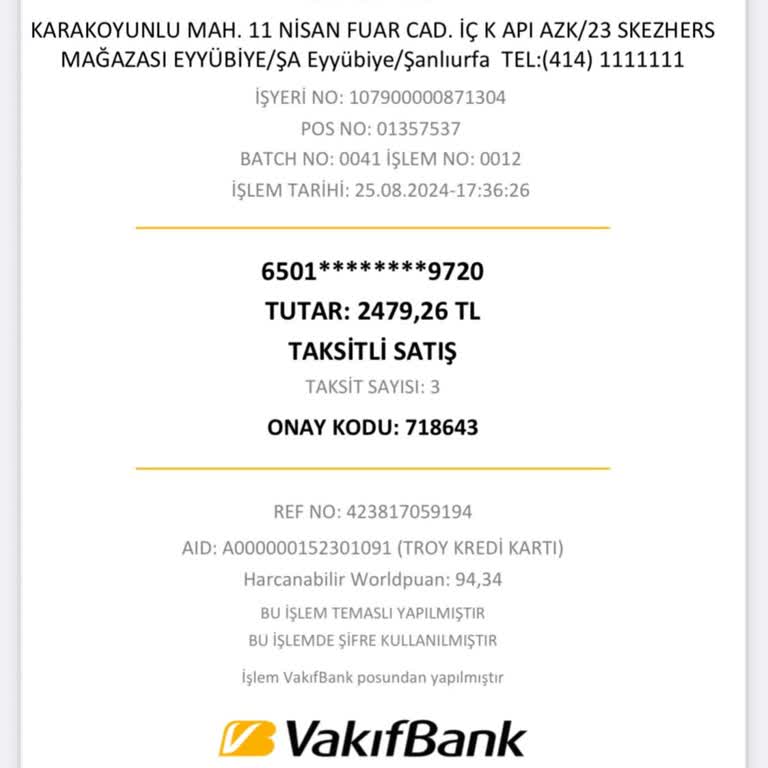 Skechers Mağazasından İade Edilmeyen Para Ve Müşteri Hizmetleri Sorunu