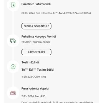 Karaca Home İade Sürecinde Eksik Ödeme Sorunu