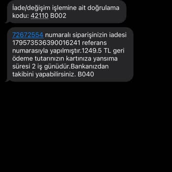 Karaca Home İade Sürecinde Eksik Ödeme Sorunu