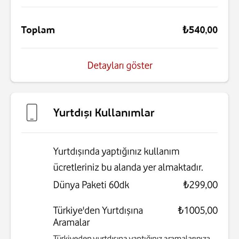 Yanlış Faturalandırılan Yurt Dışı Konuşma Ücreti