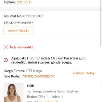 Trendyol Yanlış Ürün Ve İade Sorunu: Müşteri Mağduriyeti!