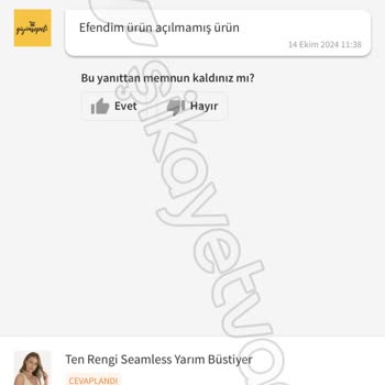 Yanlış Gönderilen Ürün Ve İade Sorunları