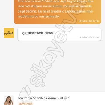 Yanlış Gönderilen Ürün Ve İade Sorunları