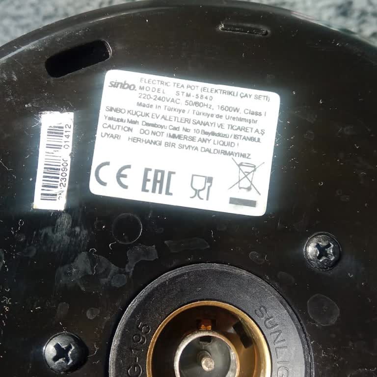 Sinbo Çay Makinesi Teknik Servis Sorunu