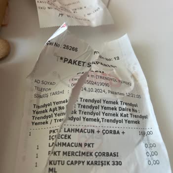 Lahmacun Yanındaki Malzemelerin Yetersizliği