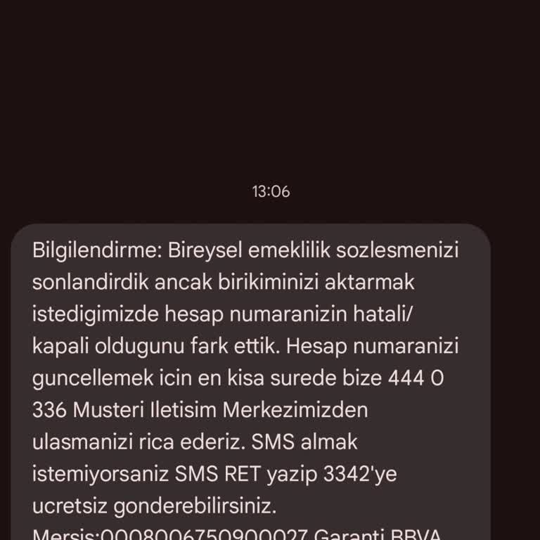 Garanti Emeklilik'te İletişim Sorunu Ve Para İadesi