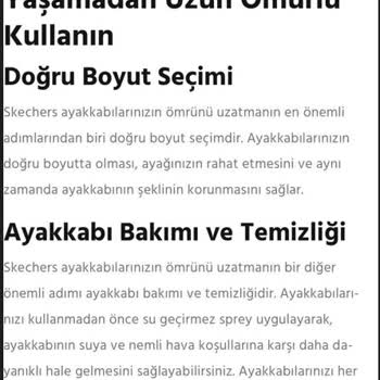 Skechers Ayakkabının Dayanıklılığı Hayal Kırıklığı Yarattı