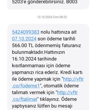 Vodafone Pay Mobil Ödeme Sorunu: Gecikme Faizi Şoku