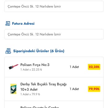 Stokta Olmayan Boya Ve Yetersiz Hizmet