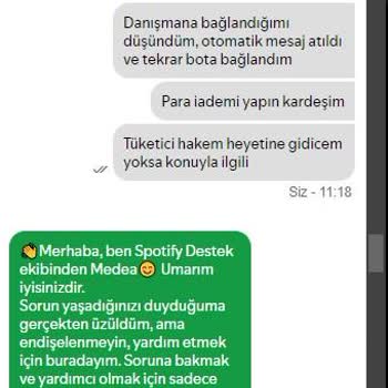 Spotify Üyelik İptali Ve İade Sorunu