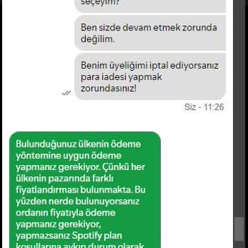 Spotify Üyelik İptali Ve İade Sorunu