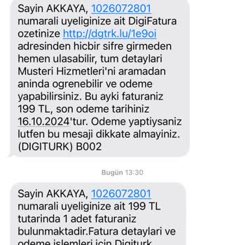 Yanlış Fatura Tutarı Ve Müşteri Hizmetleri Sorunu