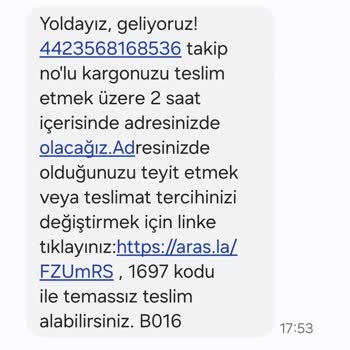 Yanıltıcı Kargo Bilgilendirmesi
