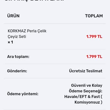 Bir Aydır Teslim Edilmeyen Sipariş Ve İletişimsizlik