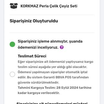 Bir Aydır Teslim Edilmeyen Sipariş Ve İletişimsizlik