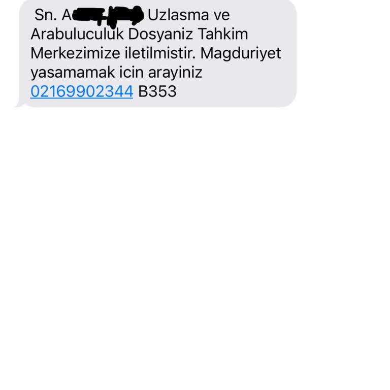 Yanıltıcı Hukuk Bürosu Mesajı: Tanımadığım Firmadan Gelen Sahte İddialar
