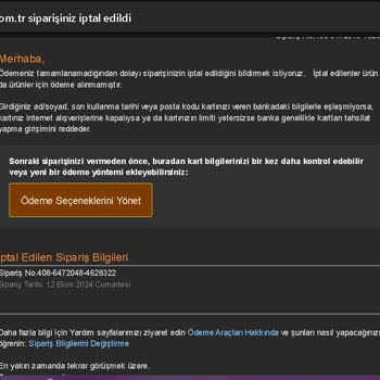 Amazon'un Keyfi Sipariş İptali Ve Geciken Teslimat