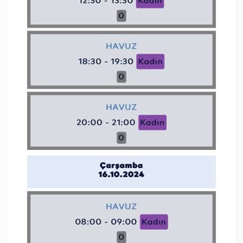 Yeşilpınar Yüzme Havuzu Seans Sorunu Ve Ücret İadesi Talebi