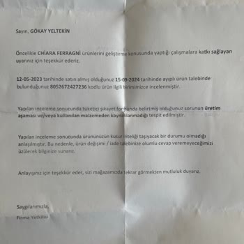 Boyner'den Aldığım Çanta Kalitesiz Çıktı: Sorunum Çözülmüyor!