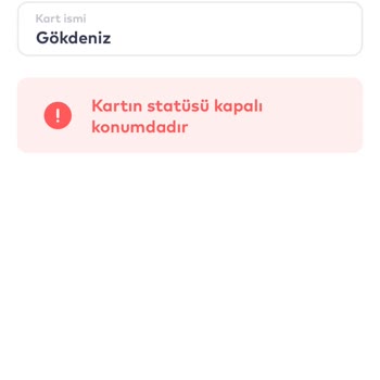 Yanlış Adres Ve İptal Edilen Kart Mağduriyeti