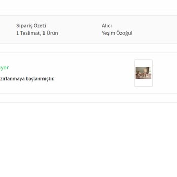 Trendyol'dan Alınan Masanın Kargo Sorunu