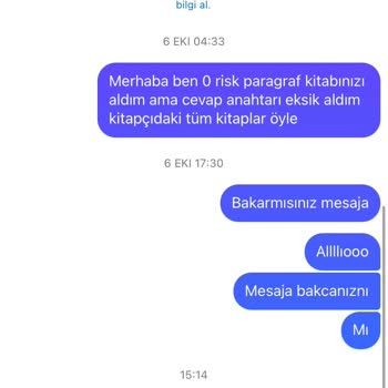 Eksik Cevaplar Ve İlgisiz Müşteri Hizmeti