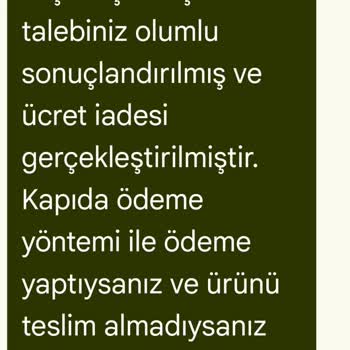 Eksik İade Ücreti Ve Sorumluluk Reddi
