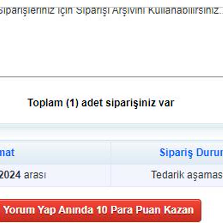Kitapsec'ten Aldığım Ürün Zamanında Ulaşmadı