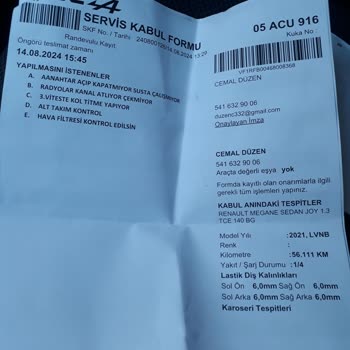 Megane 4'te Bitmeyen Titreme Ve Ses Sorunları