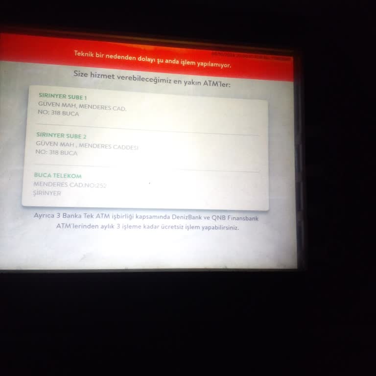 TEB Bankası ATM Sorunu Ve Geciken Para İadesi