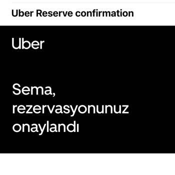 Uber Rezervasyonunda Erken Araç Gönderme Sorunu