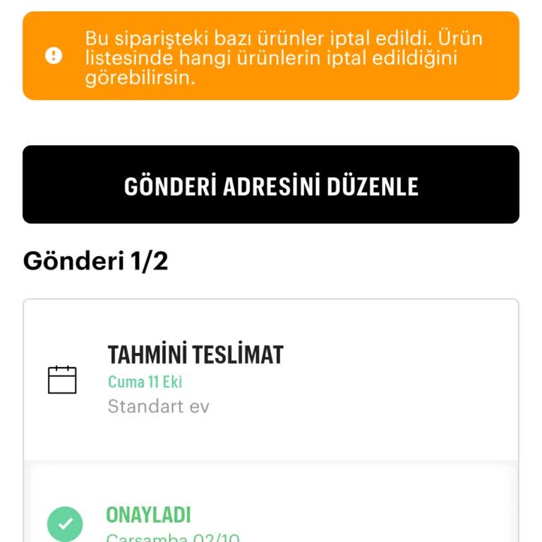 Pull & Bear'dan Sipariş İptali Ve İade Sorunu