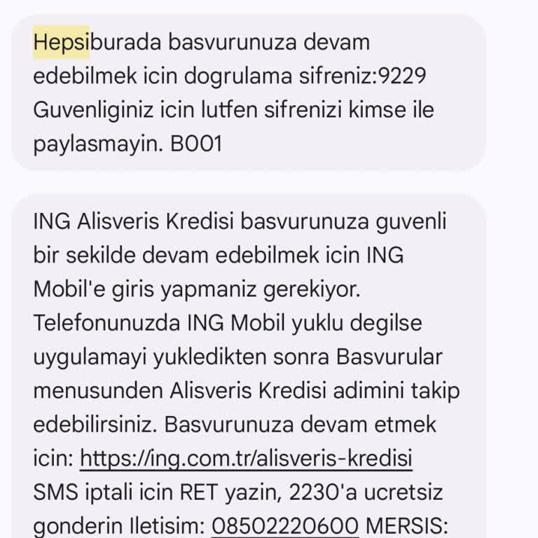 ING Onaylanan Kredi İşlemi Yarım Kaldı, Tekrar Başvuru Yapmam Gerekiyor