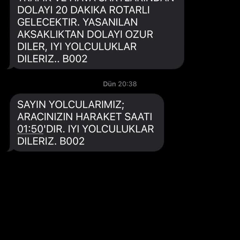Isparta Petrol Turizm İle Zamanlama Sorunu