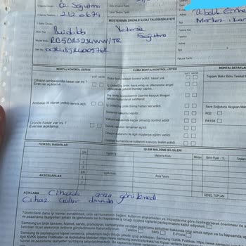 Samsung Buzdolabında Sürekli Arıza Ve Yetersiz Servis Hizmeti