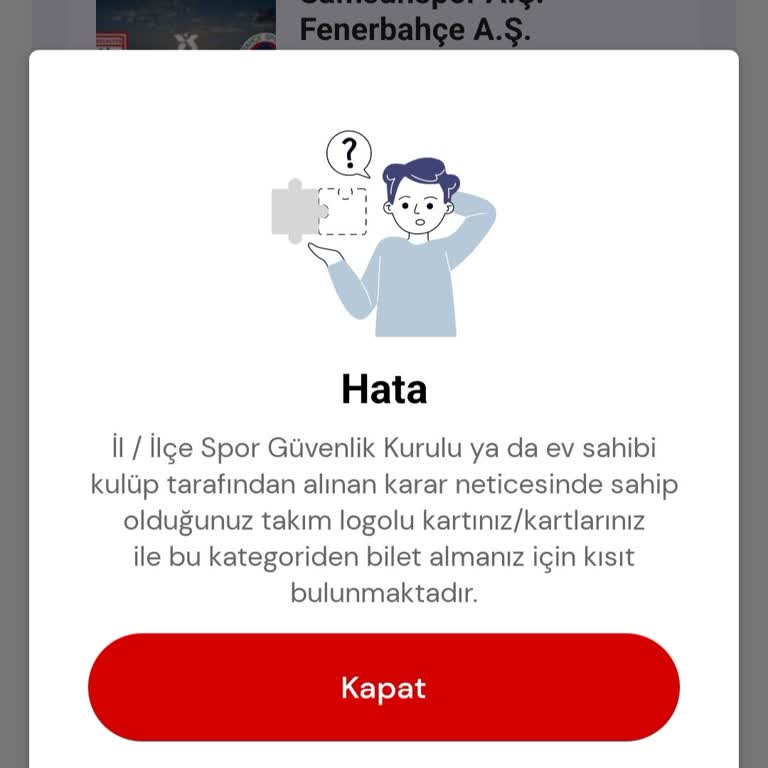 Passo Lig Kartı İle Bilet Alma Sorunu