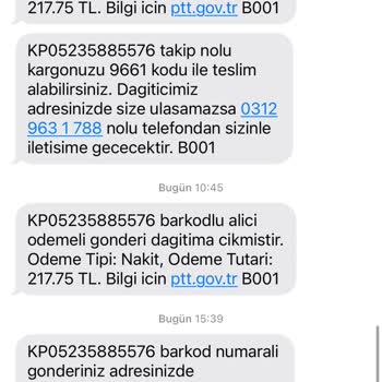 Adresime Ulaşmayan Kargo Ve Uzun Bekleme Süresi